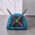 LUX Velvet Dining Chair with Metal Legs - Perfect for Dining Room Living Room
