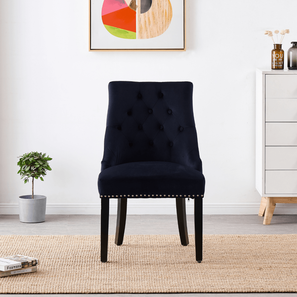 LUX Velvet Dining Chair Set of 2
