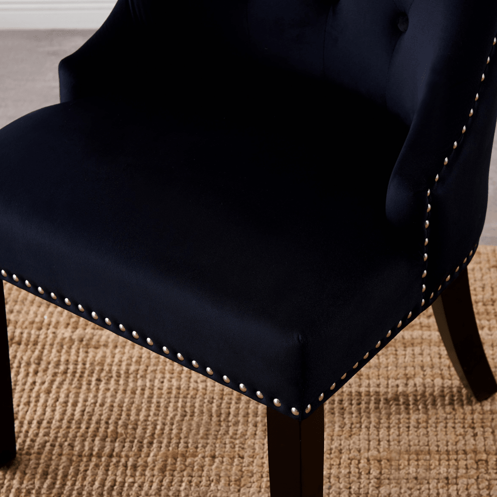 LUX Velvet Dining Chair Set of 2