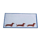 'Sausage Stroll' PVC Backed Door Mat
