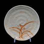 Gold Orchid Melamine Lotus Shape Plate 185mm / 7 ¼'' - Pack Of 12