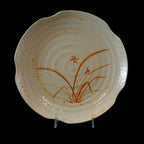 Gold Orchid Melamine Lotus Shape Plate 405mm / 16'' - Pack Of 12
