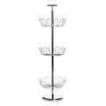 Revolving Silver Shoe Stand
