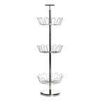 Revolving Silver Shoe Stand
