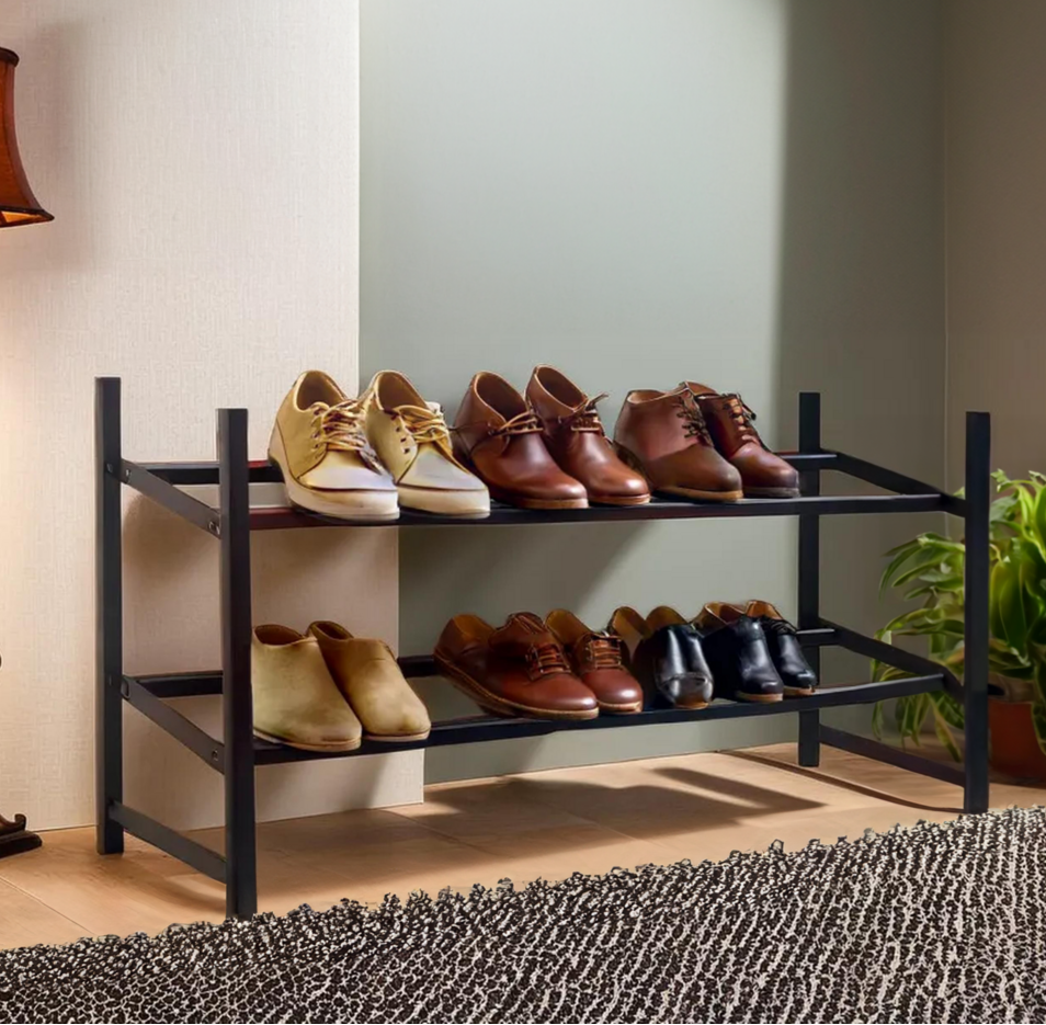 Two Tier Shoe Rack