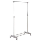 Clothes Hanging Rail with Shoe Rack