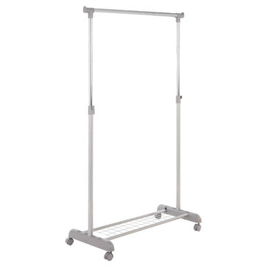 Clothes Hanging Rail with Shoe Rack