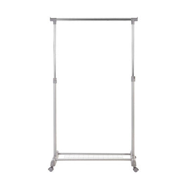 Clothes Hanging Rail with Shoe Rack