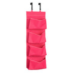 Over Door Hot Pink 4 Tier Hanging Organiser