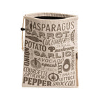 Grey and Natural Vegetable Bag