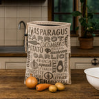Grey and Natural Vegetable Bag
