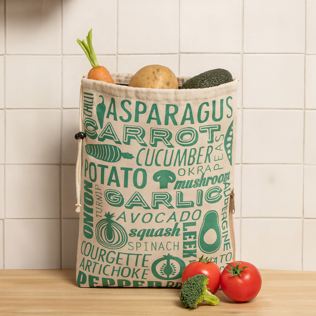 Green and Natural Vegetable Bag