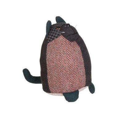 Small Green Cat Door Stop