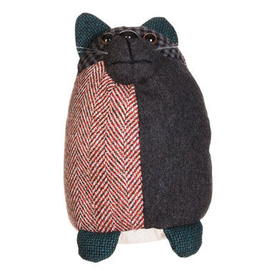 Large Green Cat Door Stop