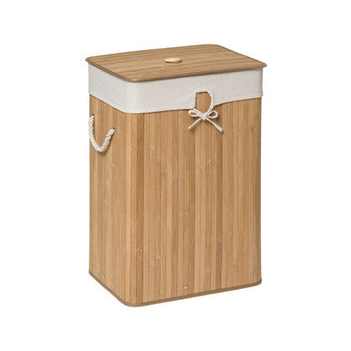 Rectangular Natural Bamboo Laundry Hamper