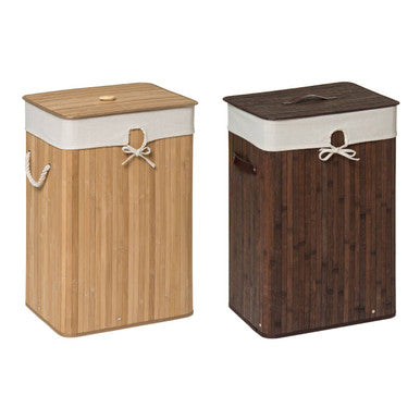 Rectangular Natural Bamboo Laundry Hamper