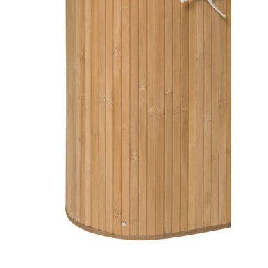 Natural Oval Laundry Hamper