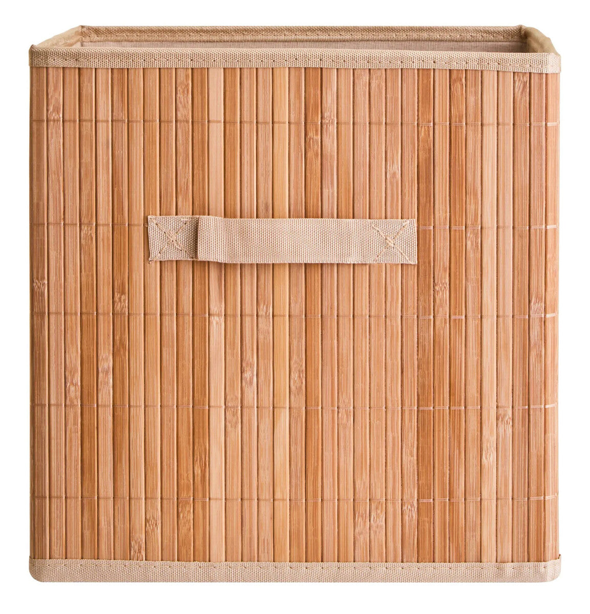 Natural Bamboo Storage Box with Handles