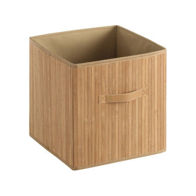 Natural Bamboo Storage Box with Handles