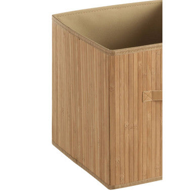 Natural Bamboo Storage Box with Handles