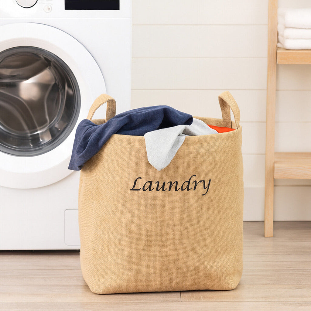 Natural Jute Laundry Bag