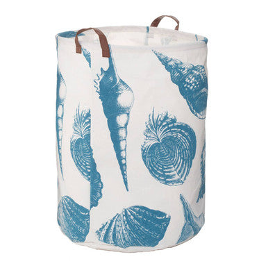 Blue and White Laundry Bag