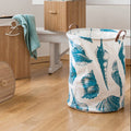 Blue and White Laundry Bag