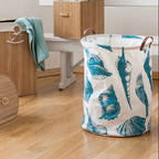 Blue and White Laundry Bag