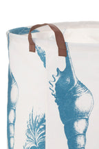 Blue and White Laundry Bag