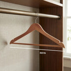 Cedar Wood Clothes Hanger with Notches