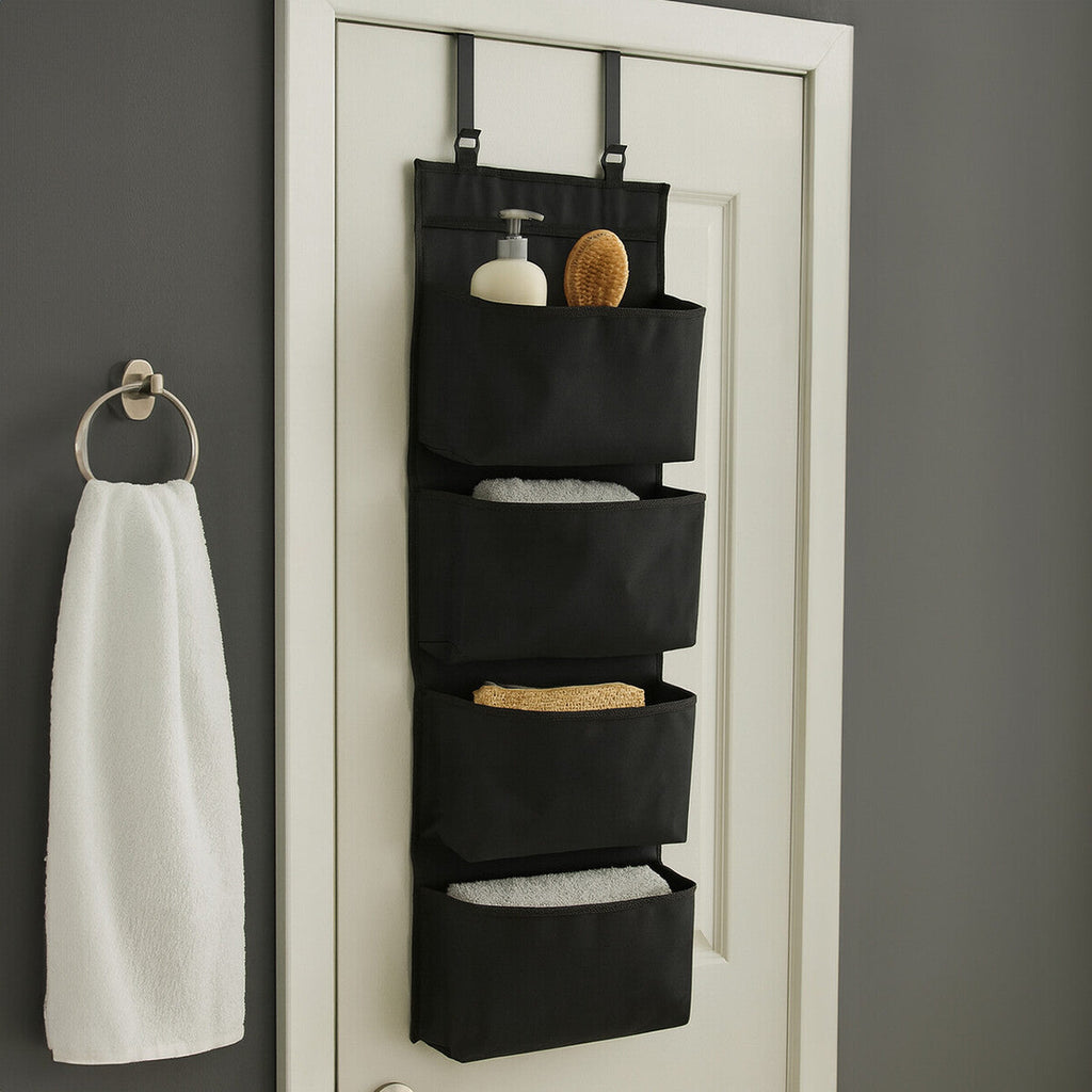 Over Door Black Hanging Organiser