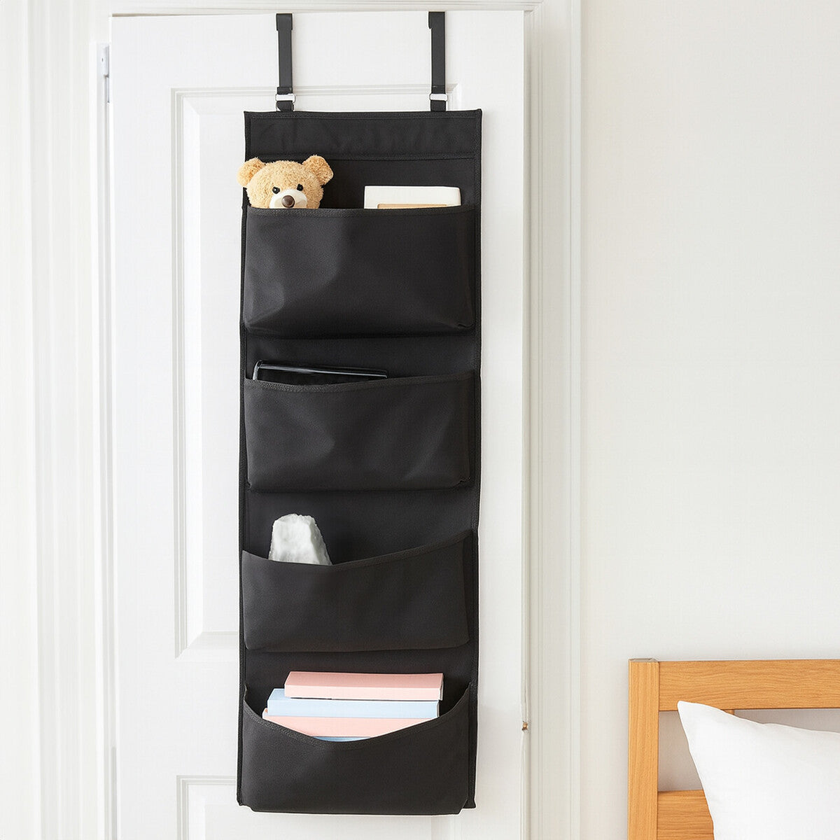Over Door Black Hanging Organiser