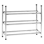  Three Tier Chrome Shoe Rack