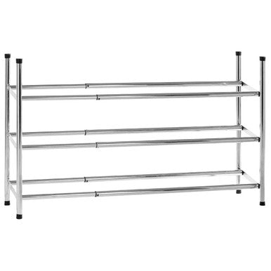  Three Tier Chrome Shoe Rack