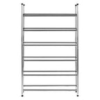 Six Tier Chrome Shoe Rack