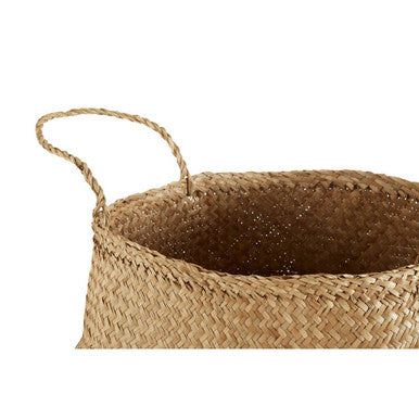 Black and Natural Medium Storage Basket