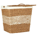 Tapered Seagrass Basket with Lid