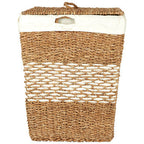 Tapered Seagrass Basket with Lid