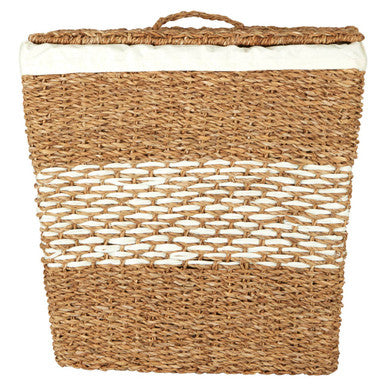 Tapered Seagrass Basket with Lid