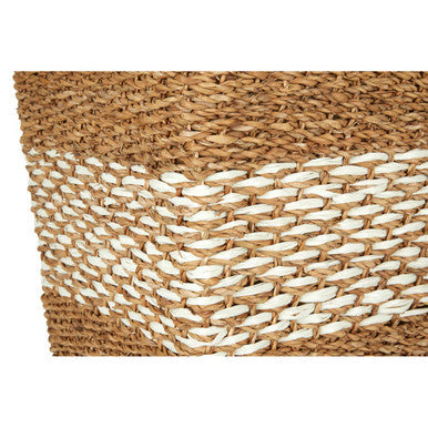 Tapered Seagrass Basket with Lid