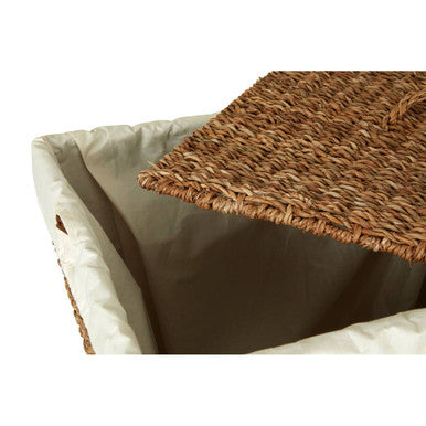 Tapered Seagrass Basket with Lid