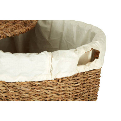 Seagrass Basket with Lid and Lining