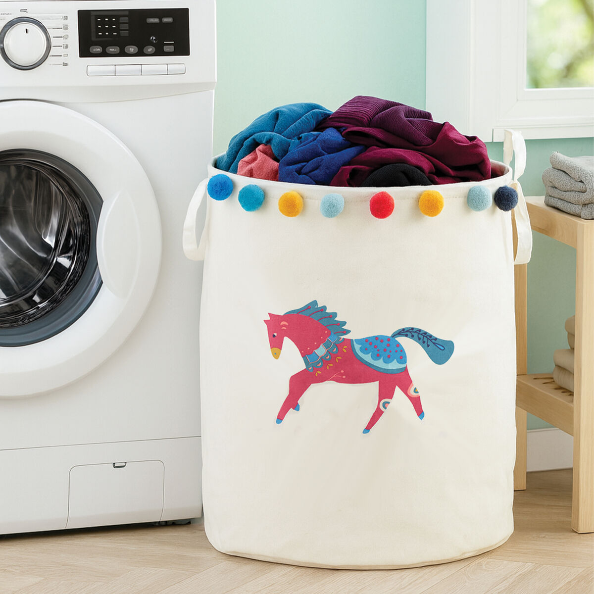 Eclectic Horse Laundry Bag