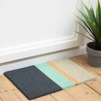 Japandi Stripe Dark Doormat