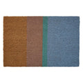 Coir Doormat with Stripes