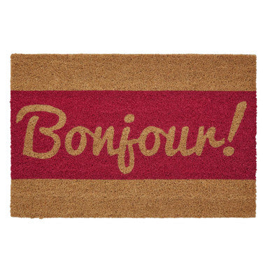 Bonjour Coir Doormat