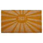 Hi Greeting Coir Doormat