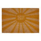 Hi Greeting Coir Doormat