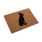 Alsatian Dog Coir Doormat