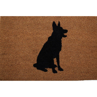 Alsatian Dog Coir Doormat